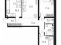 3-комнатная квартира · 110 м² · 5/16 этаж, Утеген батыра за 69 млн ₸ в Алматы, Ауэзовский р-н — фото 5