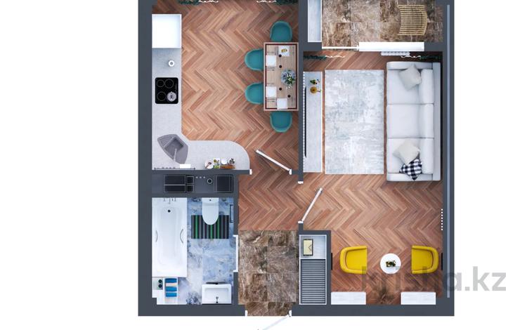 1-бөлмелі пәтер · 38.5 м² · 4/10 қабат, Каныша Сатпаева 82/9, бағасы: ~ 20.6 млн ₸ в Усть-Каменогорске — фото 2
