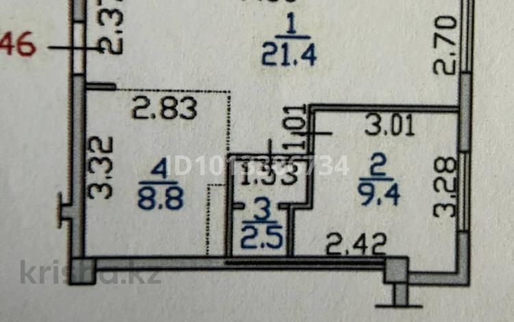 2-бөлмелі пәтер · 42.1 м² · 10/11 қабат, Илияса Есенберлина 20, бағасы: 20.2 млн ₸ в Усть-Каменогорске — фото 2