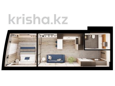 2-бөлмелі пәтер · 44.65 м² · 11/20 қабат, 15-ш/а. 48 участок, бағасы: ~ 30.4 млн ₸ в Актау, 15-й мкр