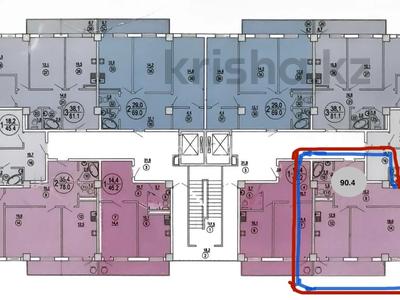 3-комнатная квартира · 90.4 м² · 3/13 этаж, 17-й мкр 115 за 37 млн ₸ в Актау