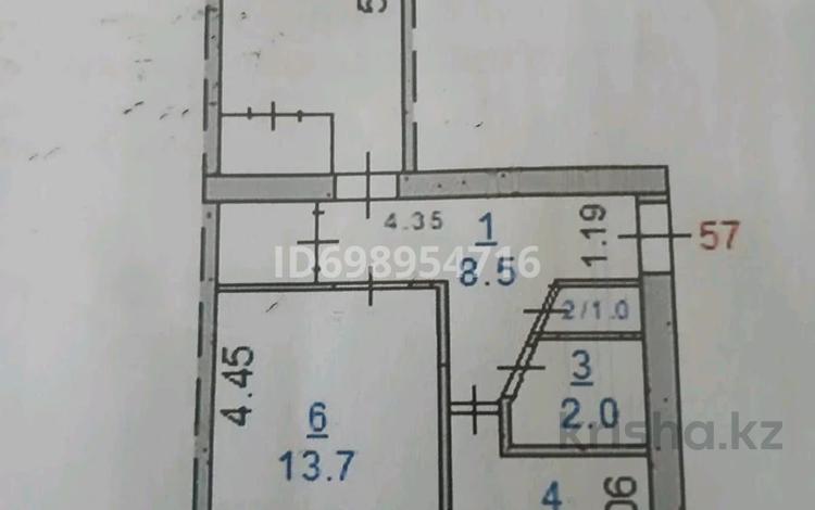 2-бөлмелі пәтер · 46 м² · 3/5 қабат, джамбула 89 — находится возле торгового центра Емшан, бағасы: 16 млн 〒 в Костанае — фото 2