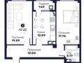 2-бөлмелі пәтер · 67.23 м² · 5/9 қабат, Байдибек би 126/6 — Квартал Шым-Сити, бағасы: ~ 35.9 млн ₸ в Шымкенте, Каратауский р-н — фото 3