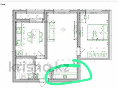 2-бөлмелі пәтер · 50 м² · 4/9 қабат, Райымбек батыра — НАУРЫЗ ИПОТЕКУ ПРОХОДИТ, бағасы: 33.5 млн ₸ в 