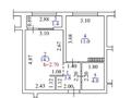 1-бөлмелі пәтер · 34.5 м² · 5/6 қабат, Бауыржана Момышулы 11/14а, бағасы: 26.5 млн ₸ в Алматы, Алатауский р-н — фото 14