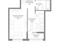 1-комнатная квартира · 35.4 м² · 2/9 этаж, Пр. Жумабаева — Аллея "Мынжылдык", школы-гимназии , детские сады, станция LRT, Музыкально Драматический Театр, Парк Президента за ~ 18.8 млн ₸ в Астане — фото 4