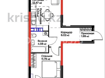 2-комнатная квартира · 44.3 м² · 3/6 этаж, Кайрат микрорайон 716/16 — Мкр Кайрат за 33.5 млн ₸ в Алматы, Турксибский р-н