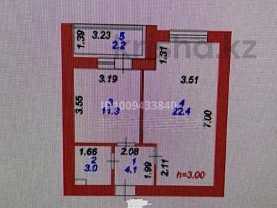 1-бөлмелі пәтер · 43 м² · 9/12 қабат, Улица А 52, 8 8/1 — Улы дала, бағасы: 25 млн ₸ в Астане, Сарайшык р-н