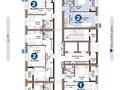 2-комнатная квартира · 45.2 м² · 9/12 этаж, Хусейн бен Талал 1, 11/1-2 за 31 млн ₸ в Астане — фото 2