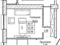 2-комнатная квартира · 53.98 м² · 4/9 этаж, Айтматова 21 за 26.8 млн ₸ в Астане, Нура р-н — фото 9