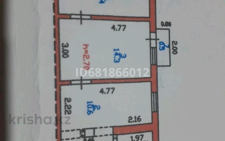 2-комнатная квартира · 45.7 м² · 2/2 этаж, Менделеева 4 за 20 млн ₸ в Алматинской обл., Талгарский р-н — фото 2