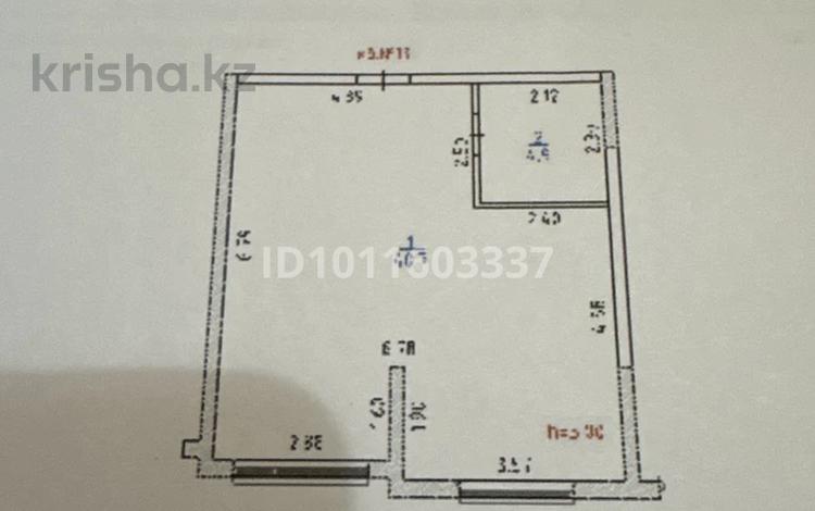 1-комнатная квартира · 44.9 м² · 3/5 этаж, Д.Конаева за 25 млн ₸ — фото 2