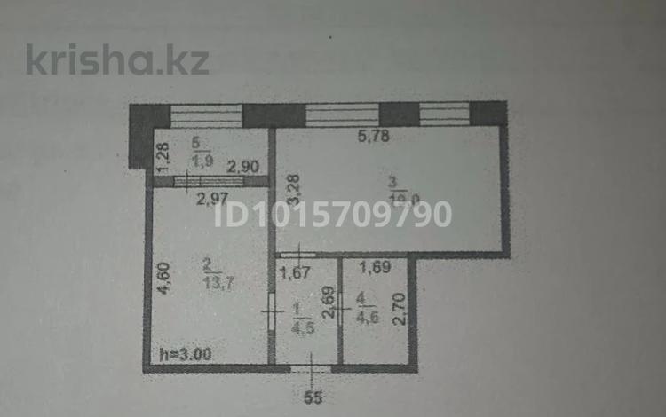 1-бөлмелі пәтер · 43 м² · 4/5 қабат, Качарская 23, бағасы: 14.5 млн ₸ в Рудном — фото 2