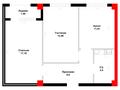 2-комнатная квартира · 59.2 м² · 10/10 этаж, Есенберлина 58/1 за ~ 27.5 млн ₸ в Усть-Каменогорске — фото 8