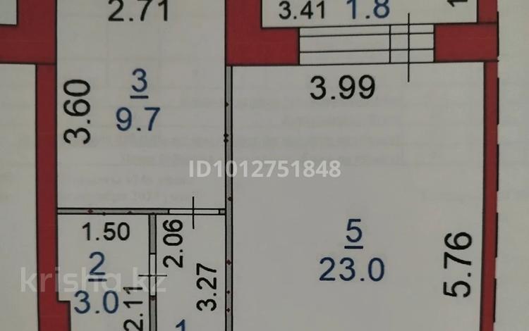 1-бөлмелі пәтер · 43 м² · 3/5 қабат, 21 квартал — По Рудненской трассе, бағасы: 16 млн ₸ в Костанае — фото 2
