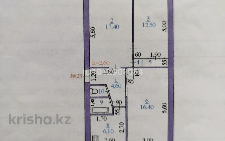 3-бөлмелі пәтер · 62 м² · 1/5 қабат, Валиханова 19а — Рынка, бағасы: 10 млн ₸ в Алге — фото 2