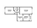 2-комнатная квартира · 53.2 м² · 4/5 этаж, 8-й микрорайон 16 за 29 млн ₸ в Костанае — фото 2