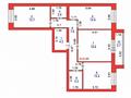 3-бөлмелі пәтер · 86.4 м² · 7/10 қабат, Кумисбекова 11 — Джангильдина, бағасы: 46.8 млн ₸ в Астане, Сарыарка р-н — фото 45