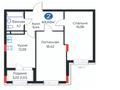 2-комнатная квартира · 63.2 м² · 5/9 этаж, Ч. Айтматова 46/1 за 29.5 млн ₸ в Астане, Нура р-н