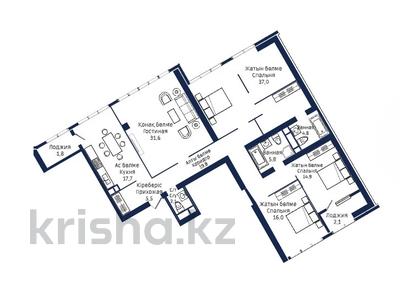 4-бөлмелі пәтер · 161 м² · 19/33 қабат, Аль-фараби 15/1, бағасы: ~ 137.9 млн ₸ в Алматы, Бостандыкский р-н