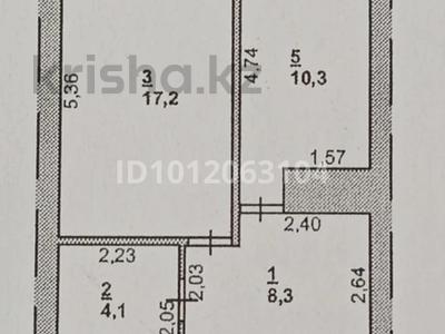 1-бөлмелі пәтер · 44 м² · 1/9 қабат, Доспанова 34, бағасы: 12 млн ₸ в Аксу