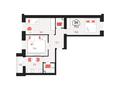 3-комнатная квартира · 79.5 м² · 2/9 этаж, Назарбаева 235 за ~ 35.8 млн ₸ в Костанае — фото 8