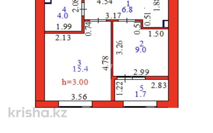1-бөлмелі пәтер · 36.9 м² · 7/9 қабат, мкр Уркер, Сыганак 12, бағасы: 25.5 млн ₸ в Астане, Нура р-н — фото 2