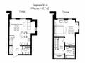 2-бөлмелі пәтер, 62.7 м², 3/4 қабат, мкр Мирас, Кенесары хана 48 — Аскарова, бағасы: ~ 36.4 млн 〒 в Алматы, Бостандыкский р-н — фото 8