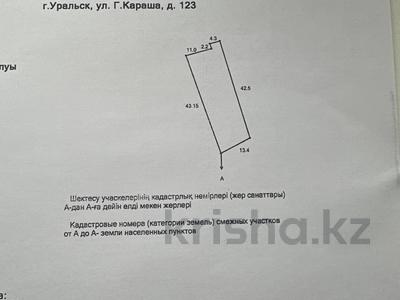 Отдельный дом · 2 комнаты · 37 м² · 6 сот., Караша 123 за 5.5 млн ₸ в Уральске