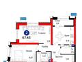 2-бөлмелі пәтер · 67.5 м² · 8/16 қабат, Абая 165 — Каримова, бағасы: 82 млн ₸ в Алматы, Алмалинский р-н — фото 22