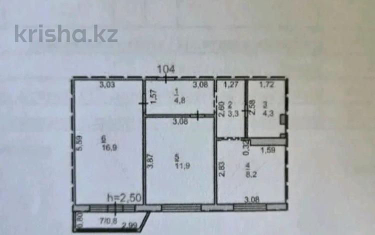 2-бөлмелі пәтер · 50 м² · 4/10 қабат, Исабая (Кубанская) 63 (горячка!), бағасы: 20.9 млн ₸ в Павлодаре — фото 2