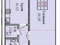 1-бөлмелі пәтер · 50 м² · 2/4 қабат, мкр Уркер, Коргалжынское шоссе 104, бағасы: 14.9 млн ₸ в Астане, Нура р-н — фото 4