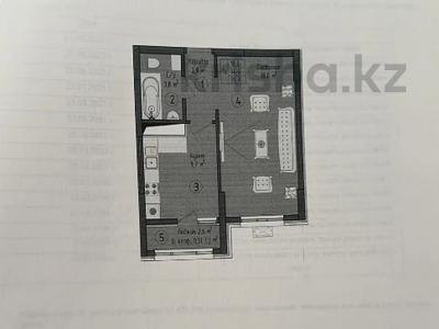 1-комнатная квартира · 35 м² · 6/12 этаж, Культегин участок №16 за 19.3 млн ₸ в Астане, Нура р-н