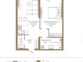 2-бөлмелі пәтер · 55.2 м² · 1/9 қабат, Каныша Сатпаева, бағасы: ~ 39.6 млн ₸ в Алматы, Бостандыкский р-н — фото 2