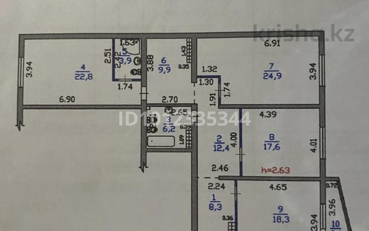 4-бөлмелі пәтер · 129 м² · 5 қабат, ул. Жуалы — Жуалы, бағасы: 50 млн ₸ в Алматы, Наурызбайский р-н — фото 2