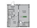 1-бөлмелі пәтер, 41.8 м², E-10 (район ТРЦ Хан-Шатыр), бағасы: ~ 21.3 млн 〒 в Астане, Есильский р-н — фото 2