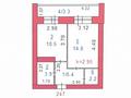 1-бөлмелі пәтер · 39.3 м² · 4/9 қабат, Назарбаева 233б, бағасы: 19.5 млн ₸ в Костанае — фото 2