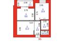 2-комнатная квартира · 42.9 м² · 6/8 этаж, Муканова 51 за 25.5 млн ₸ в Караганде, Казыбек би р-н — фото 20