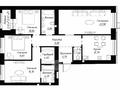4-комнатная квартира · 105.7 м², Чингиз Айтматов 1 за ~ 65 млн ₸ в Астане, Нура р-н — фото 3