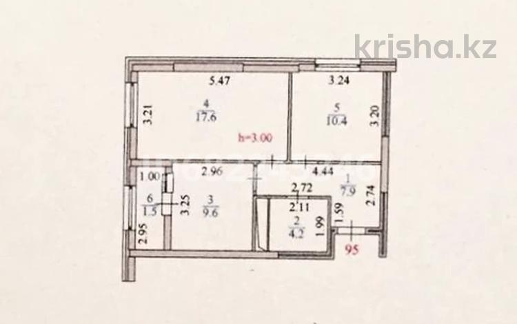 2-бөлмелі пәтер · 51.2 м² · 17/17 қабат, А. Байтурсынова, бағасы: 20.5 млн 〒 в Астане, Алматы р-н — фото 11