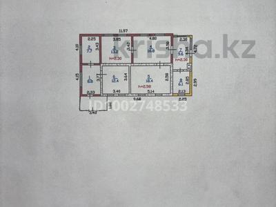 Отдельный дом · 5 комнат · 106.1 м² · 4.5 сот., Жансугурова 490 — Жансугурова Василевского за 45 млн 〒 в Алматы, Жетысуский р-н