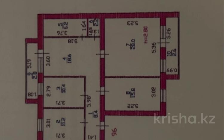 4-комнатная квартира · 110 м² · 5/5 этаж, Сванкулова 8/1 — Абайская школа за 40 млн ₸ в Балхаше — фото 2