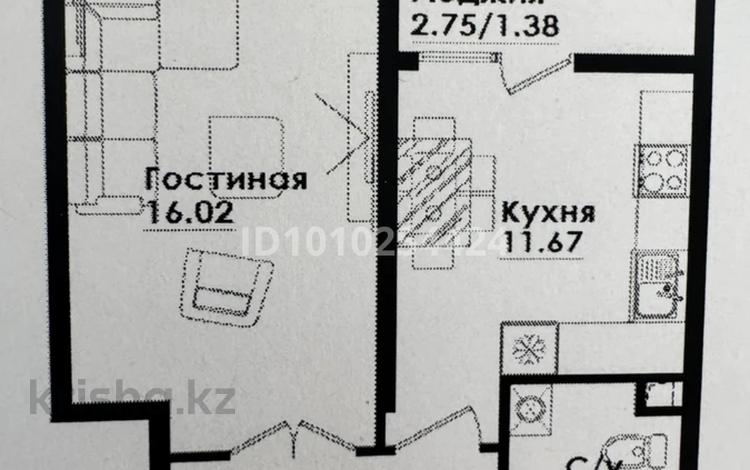 2-комнатная квартира · 40 м² · 2/9 этаж, Симферопольская за 40.5 млн ₸ в Алматы, Ауэзовский р-н — фото 2