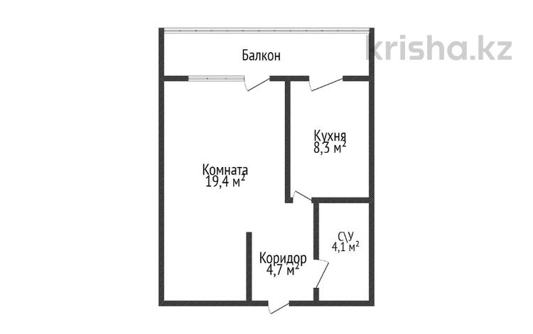 1-комнатная квартира, 38.5 м², 1/5 этаж, абая 166 за 14.5 млн 〒 в Костанае — фото 2