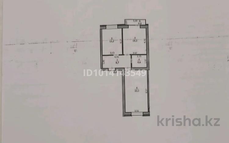2-бөлмелі пәтер · 65.6 м² · 1/3 қабат, Ескі аэропорт ш/а. 55/1, бағасы: 32 млн ₸ в Уральске, мкр Старый Аэропорт — фото 2