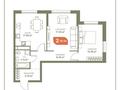 2-комнатная квартира · 66.4 м² · 4/9 этаж, мкр Алгабас, Омарова 46 — Рыскулова за 45 млн ₸ в Алматы, Алатауский р-н — фото 13