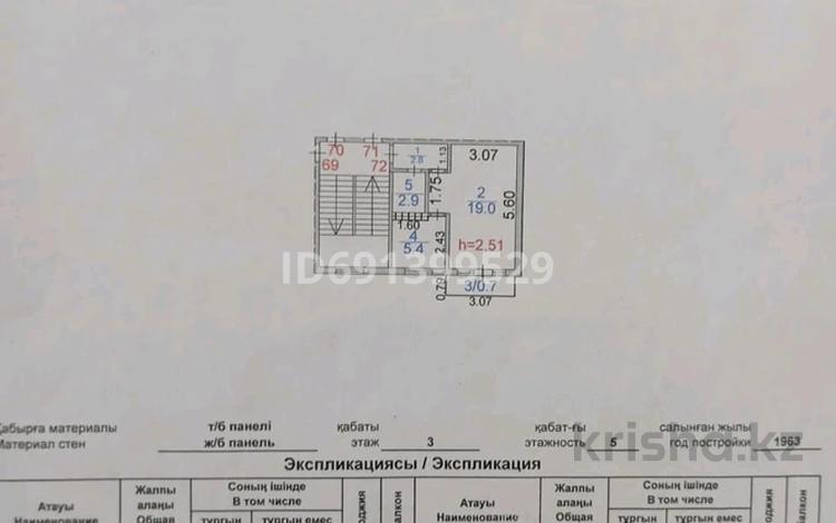 1-бөлмелі пәтер, 30.8 м², 3/5 қабат, Улытауская, бағасы: 6 млн 〒 в Сатпаев — фото 14