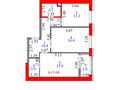 2-комнатная квартира · 64 м², Култегин за 33.7 млн ₸ в Астане, Нура р-н — фото 2