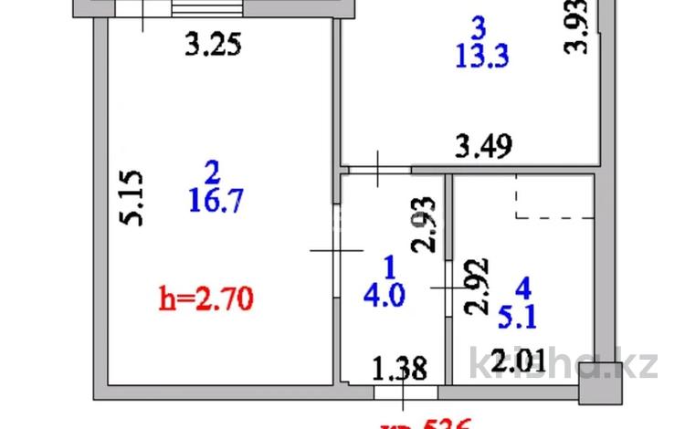 1-комнатная квартира · 41.8 м² · 12/20 этаж, Жургенова 19 — Байтурсынова за 22.7 млн ₸ в Астане, Алматы р-н — фото 10