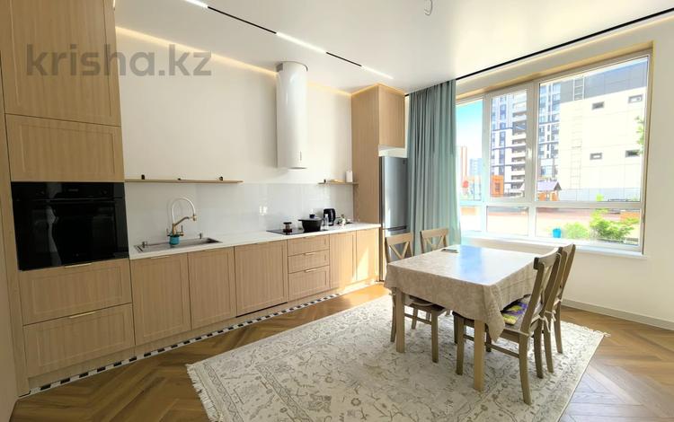 3-комнатная квартира · 77 м² · 2/12 этаж, Ахмет Байтурсынулы 16/3 за 55 млн ₸ в Астане, Сарайшык р-н — фото 2